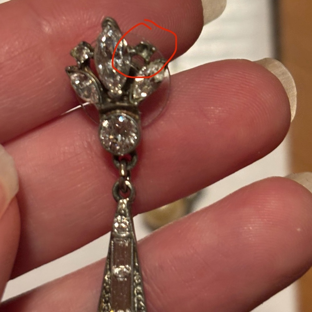 Anthropologie BHLDN Spire Pearl Earrings $200 - Picture 3 of 5